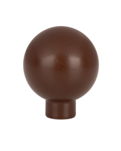 Nova Round Knop - Brown