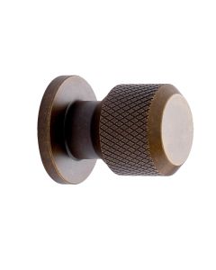 Manor Round Knop - Antiek Messing