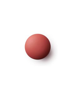 Matte Porselein Knop / Haak - Rood - Anne Black