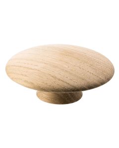 Mushroom Knop - Ongelakt Eiken - Vonsild - 65 mm