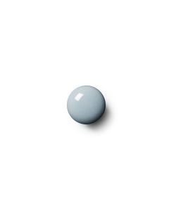 Plain Porselein Knop / Haak - Blauw - Anne Black