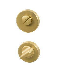 WC rozet R-E - Geborsteld Messing