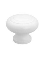 Rillan-44 Knop - Hout / Wit