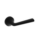 Round Premium Line deurklink - Zwart