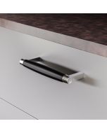Hjo Handgreep - Mat Zwart / Chroom