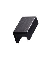 Station Knop - Geborsteld Mat Zwart