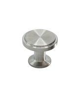 Uno Knop - Geborsteld RVS Look - 30 mm